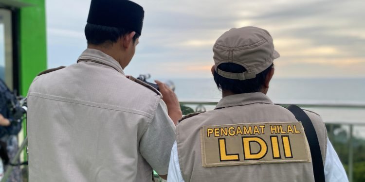 Tim Rukyatul Hilal DPD LDII Kota Bogor Mengikuti Pemantauan Hilal