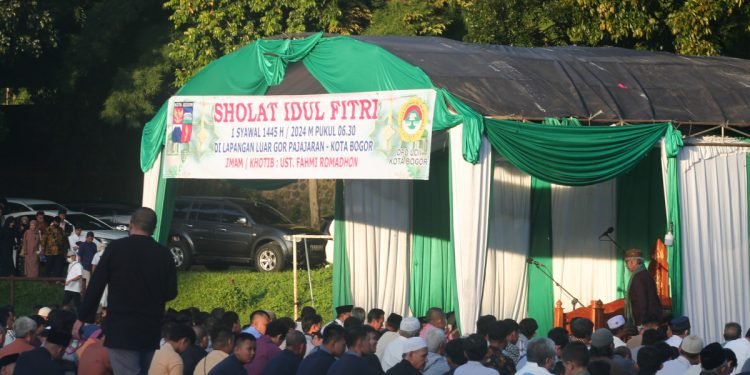 LDII Kota Bogor Gelar Salat Idul Fitri Bersama di GOR Padjadjaran
