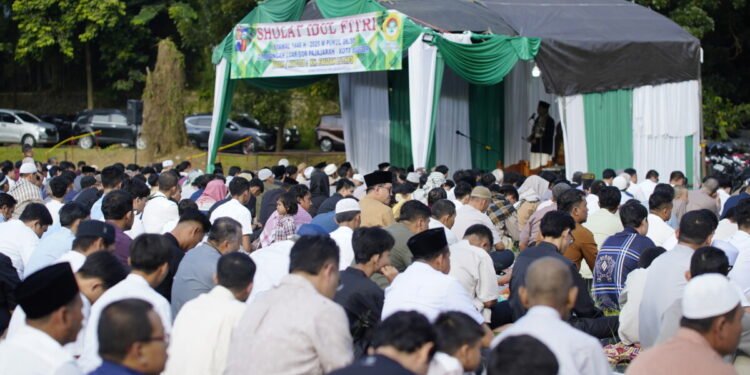 DPD LDII Kota Bogor bekerja sama dengan PEMDA Kota Bogor Gelar Sholat Idul Fitri 1446 H di Lapangan GOR Pajajaran