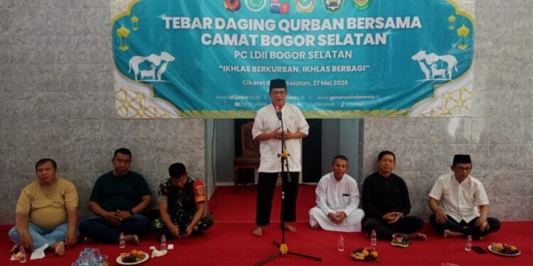 Sinergi Idul Adha: PC LDII Bogor Selatan Tebar Daging Qurban Bersama Camat dan Jajaran Muspika